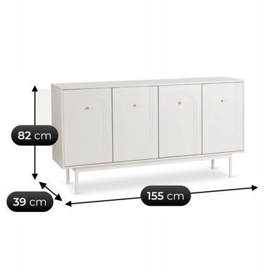 Комод MEBEL ELITE MARLEN 155 Кашемір жива фотографія