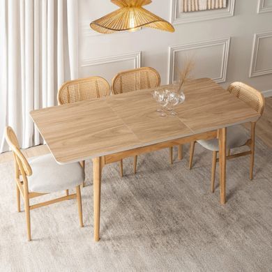 Стіл розкладний MEBEL ELITE SAMER 120(160)х80 см Дуб жива фотографія