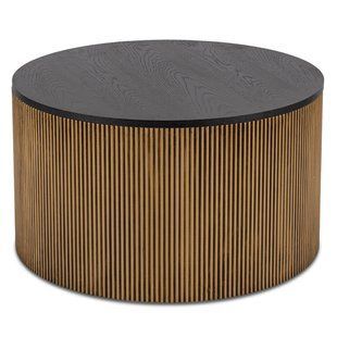 Журнальний столик MIRACLE MAX MEBEL ELITE 80x80 Чорний жива фотографія