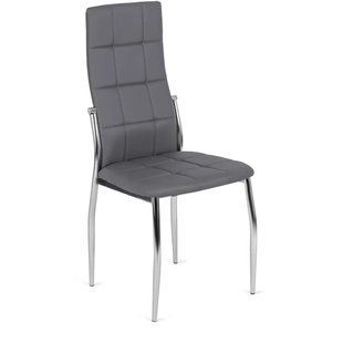 Стілець MEBEL ELITE MOLLY, екошкіра Сірий жива фотографія