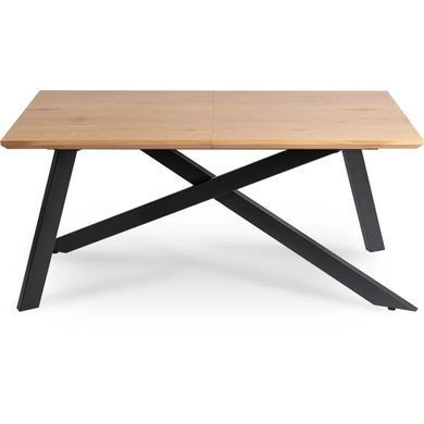 Стол раскладной MEBEL ELITE HAMILTON 160(200)х90 Золотой дуб реальная фотография