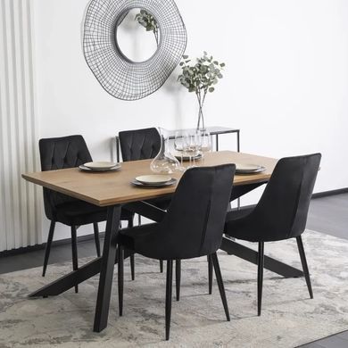 Стол раскладной MEBEL ELITE HAMILTON 160(200)х90 Золотой дуб реальная фотография