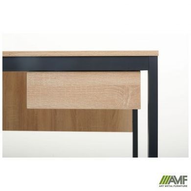 Стіл письмовий Осло з ящиком AMF 119x60 Дуб Сонома жива фотографія