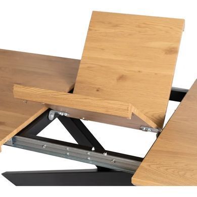 Стол раскладной MEBEL ELITE HAMILTON 160(200)х90 Золотой дуб реальная фотография