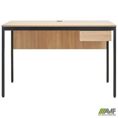Стіл письмовий Осло з ящиком AMF 119x60 Дуб Сонома жива фотографія