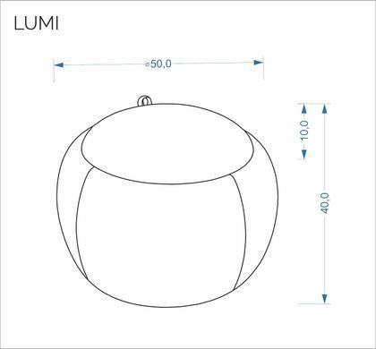 Пуф LUMI Halmar Серый реальная фотография