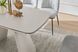 Стол BROOKLYN CERAMIC Intarsio 140(200)*80 серый мат/кашемир