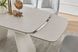 Стол BROOKLYN CERAMIC Intarsio 140(200)*80 серый мат/кашемир