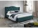 Кровать ASPEN Velvet Signal 140x200 Зеленый реальная фотография