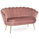 Софа MEBEL ELITE ZENDAYA 138 см Розовый