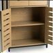 Тумба для взуття MEBEL ELITE AMAYA 70 см дуб/чорний