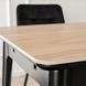 Стол раскладной MEBEL ELITE SAMER 120(160)х80 см Дуб/Черный