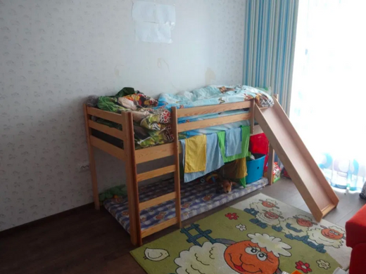 Кровать детская NEO PLUS Halmar 89x197 Сосна реальная фотография