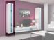 Витрина навесная VIGO Cama 180 New Белый Мат / Белый Глянец реальная фотография