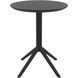 Cтол круглый Siesta Onto Sky Folding Table 60 Black реальная фотография