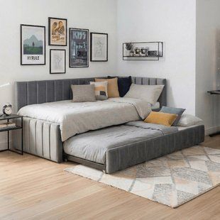 Кровать 90x200 MEBEL ELITE VILLEMO Velvet Серый реальная фотография