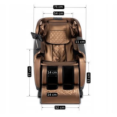 Массажное креслоMEBEL ELITE VX MAX экокожа Коричневый