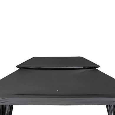 Садовые качели с москитной сеткой Mebel Elit CARMEN 237x150x256 см Серый