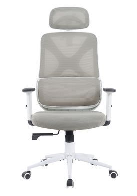 Компьютерное кресло Level Light Grey Ergomix Светло Серый реальная фотография