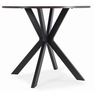Стіл MEBEL ELITE LAUREN 90X90 чорний жива фотографія