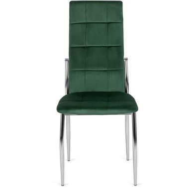 Стілець оксамитовий MEBEL ELITE MOLLY Velvet Зелений жива фотографія