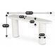 Консоль MEBEL ELITE GASTON 158 білий