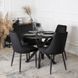 Стіл MEBEL ELITE LAUREN 90X90 чорний
