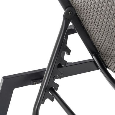 Шезлонг ROULE MEBEL ELITE Черный