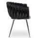 Стілець оксамитовий MEBEL ELITE SORELLA Velvet Чорний / хром