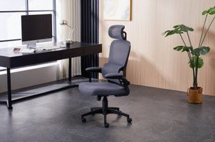 Компьютерное кресло Torso Grey Ergomix Серый реальная фотография