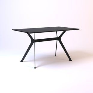 Стіл STEALTH Lovko 140х80 Чорний жива фотографія