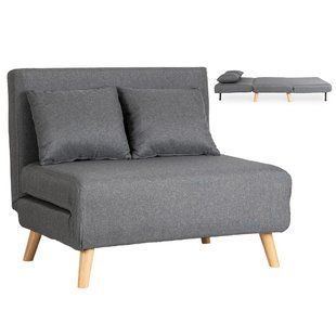Диван раскладной MEBEL ELITE MARRY 2 ткань Серый