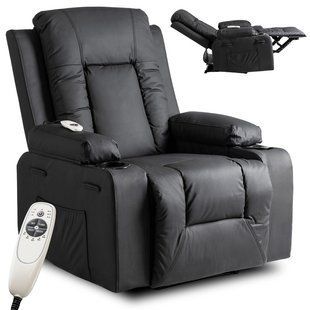 Масажне крісло MEBEL ELITE BOX екошкіра Чорний