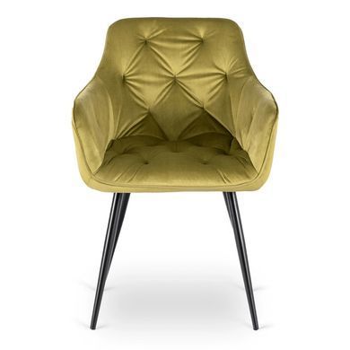 Стул MEBEL ELITE MODESTO Velvet Оливка реальная фотография