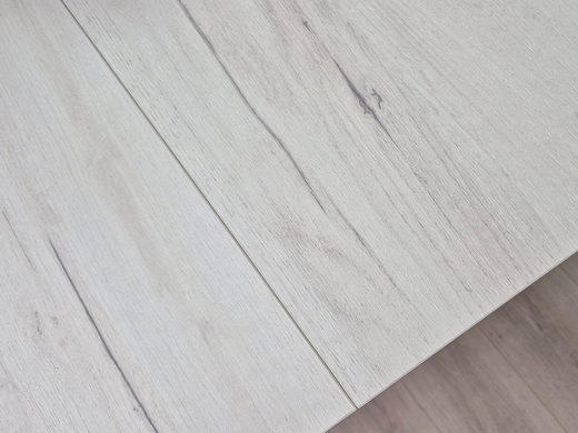 Раскладной стол LAMAR D/G Intarsio 140(180)x80 Дуб крафт белый/Глиняный серый реальная фотография