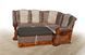 М"який куток розкл.Візит Мікс Меблі 175*130(Brown+Beig) горіх жива фотографія