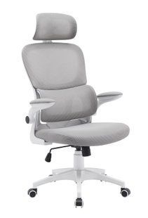 Компьютерное кресло Torso Light Grey Ergomix Светло Серый реальная фотография