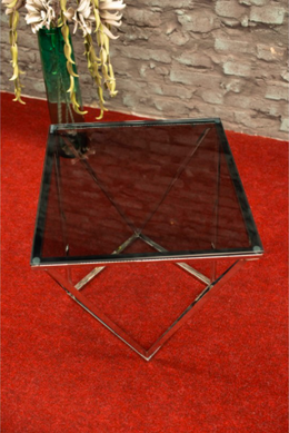 Журнальний столик SILVER B Signal 50x50 жива фотографія