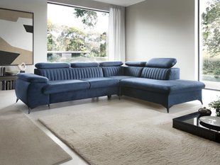 Диван угловой раскладной БЕЛТ Л/BELT L на ножках Perfect Home Польша реальная фотография