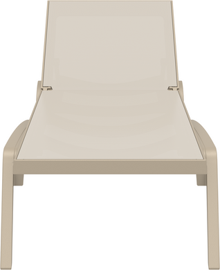 Комплект 2 шезлонга Onto Siesta Pacific + Стол Siesta Ocean Side Table - Taupe