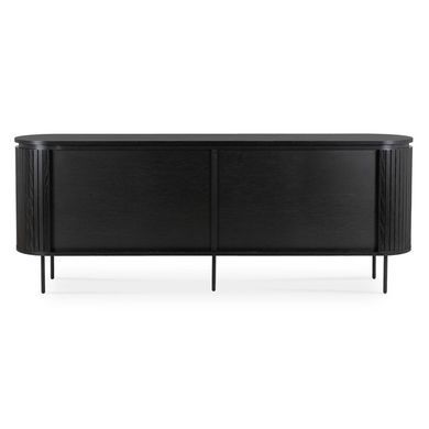 Комод MEBEL ELITE BECK 200 Чорний жива фотографія