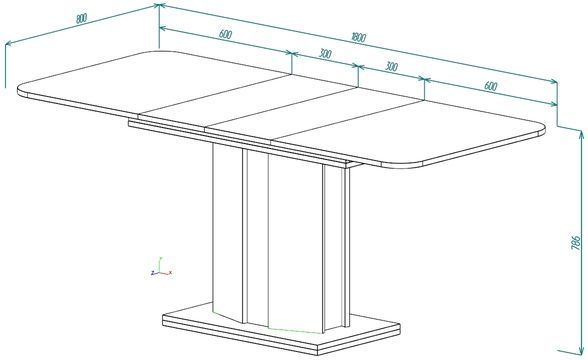 Стіл розкладний CRYSTAL D/S Intarsio 120(180)x80 стоун бейж/шовковий камінь жива фотографія