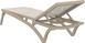 Комплект 2 шезлонга Onto Siesta Pacific + Стол Siesta Ocean Side Table - Taupe