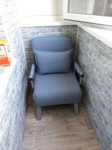 Крісло розкладне MEBEL ELITE BART Сірий жива фотографія