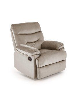 Крісло розкладне DRAGER Velvet Halmar Беж