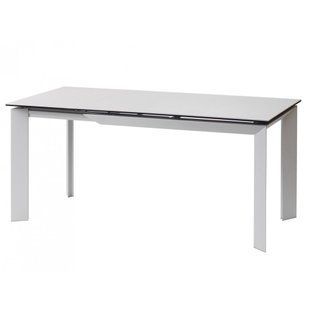 Стол Обеденный VERMONT PURE WHITE Concepto 120/170x80 Керамика реальная фотография