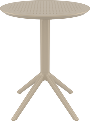 Комплект 2 стула Siesta Onto Sky Pro + Стол круглый Siesta Sky Folding Table 60 - Taupe реальная фотография