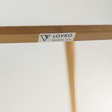 Стіл Dan d-90 Lovko натуральний (дуб) жива фотографія