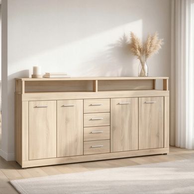 Комод MEBEL ELITE BLAGO 190 дуб сонома реальная фотография