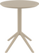 Комплект 2 стула Siesta Onto Sky Pro + Стол круглый Siesta Sky Folding Table 60 - Taupe